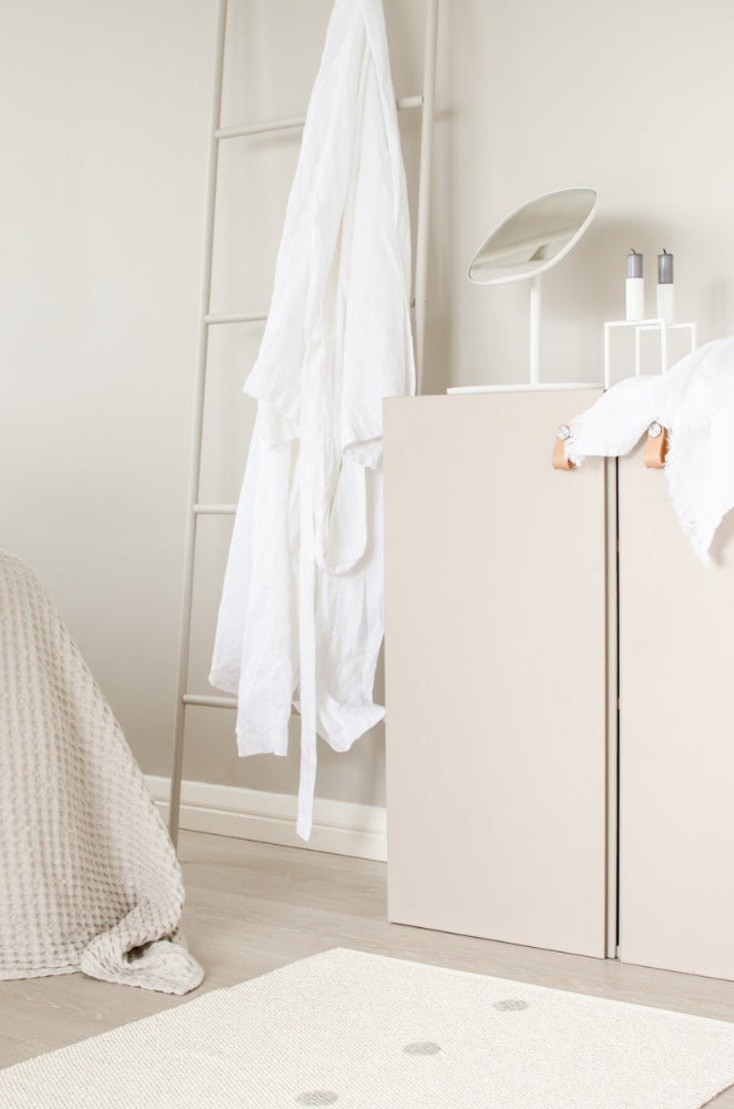 70x200cm  /  2.25x6.5ft PEG RUG - LINEN/VANILLA