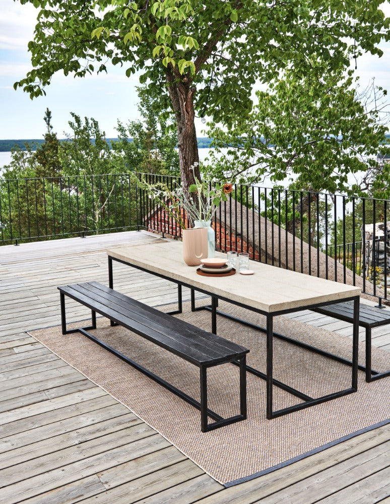 70x200cm  /  2.25x6.5ft EFFI RUG - GRANIT/OCHRE/VANILLA