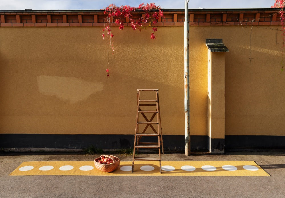70x150cm / 2.25x5ft VERA RUG - Ochre/Vanilla