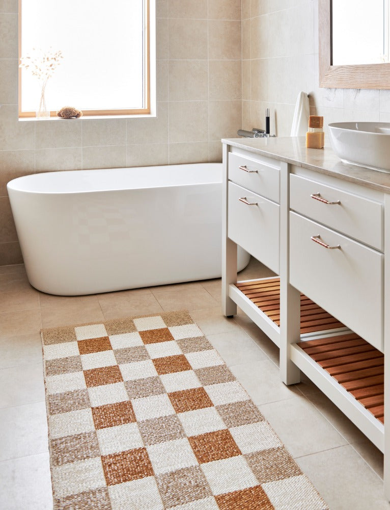 70x160cm  /  2.25x5.25ft PIX RUG - BEIGE/VANILLA/OCHRE