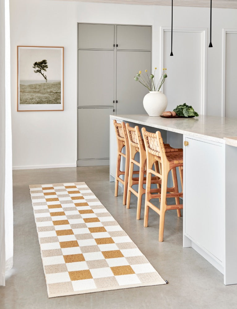 70x160cm  /  2.25x5.25ft PIX RUG - BEIGE/VANILLA/OCHRE