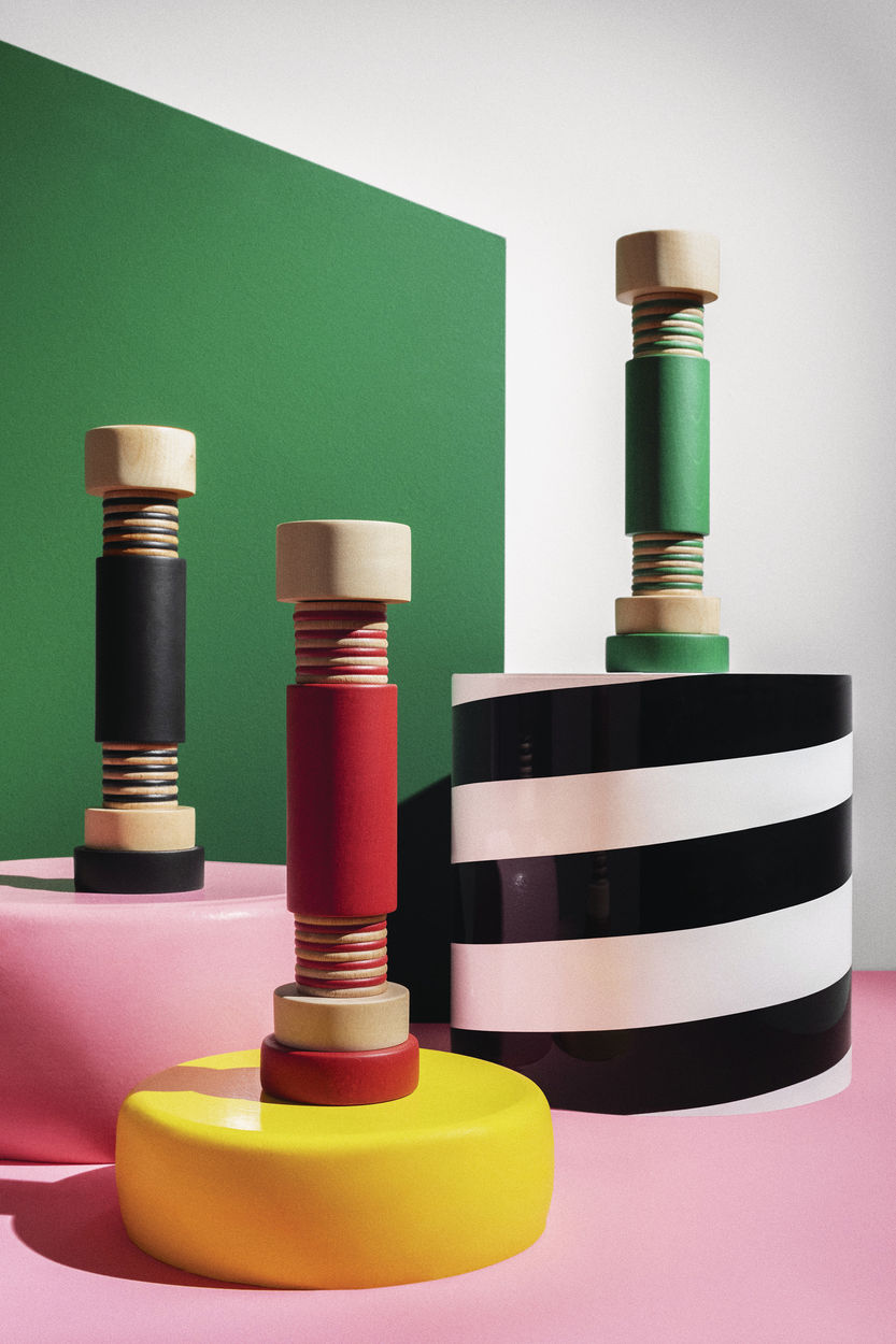 MP0215 Salt, pepper and spice grinder Ettore Sottsass BLACK