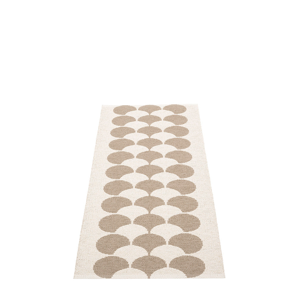 70x150cm / 2.25x5ft Poppy rug Bio Edition POTATO/VANILLA