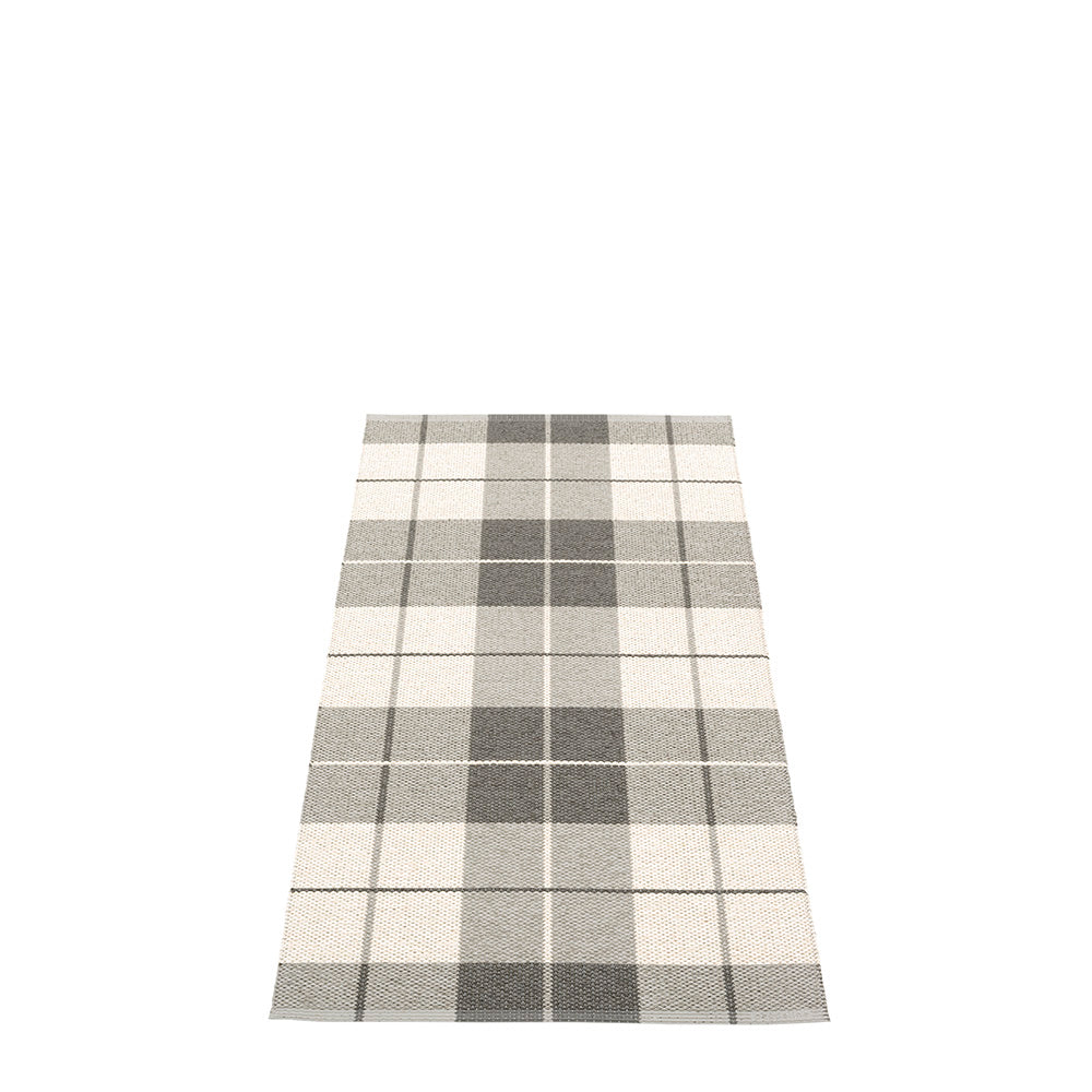 70x140cm / 2.25x4.5ft ED RUG - Charcoal / Warm Grey / Vanilla