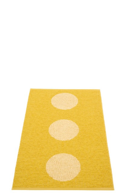 70x120 cm/2¼'x4'  VERA POP MUSTARD/PALE YELLOW