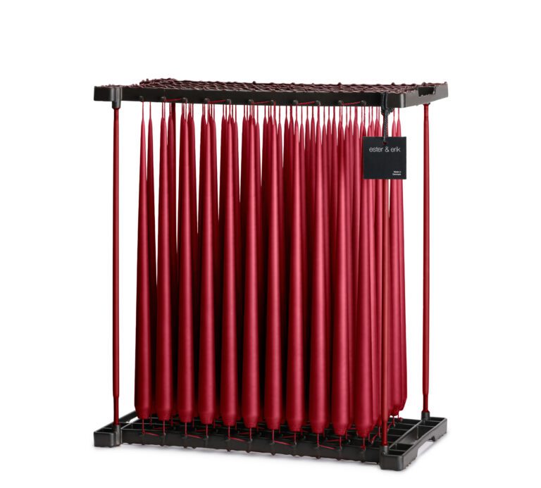 Taper candles 42cm tall pair Ester and Erik Denmark