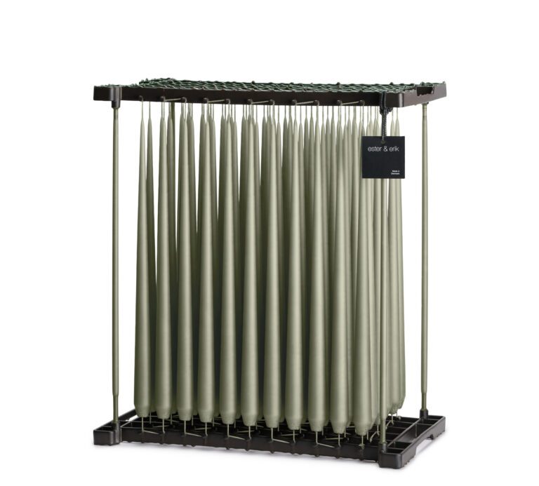 Taper candles 42cm tall pair Ester and Erik Denmark