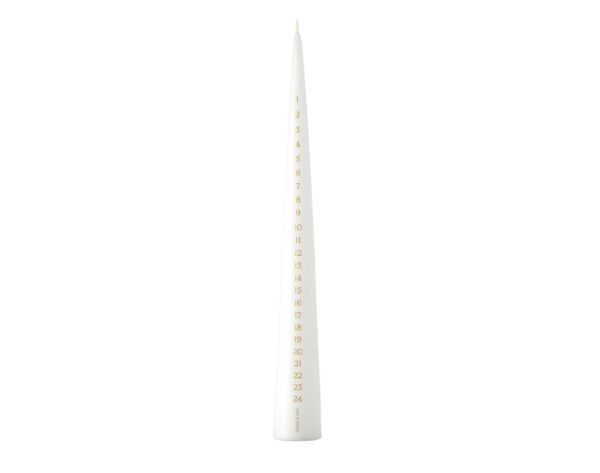 Ester & Erik Cone Calendar Advent candles  -31 | PURE WHITE