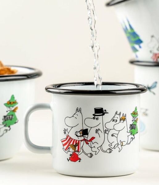 Moomin enamel mug Colors Moominvalley 2,5dl