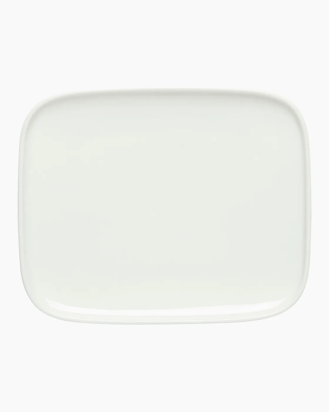 Oiva plate 15x12 cm white