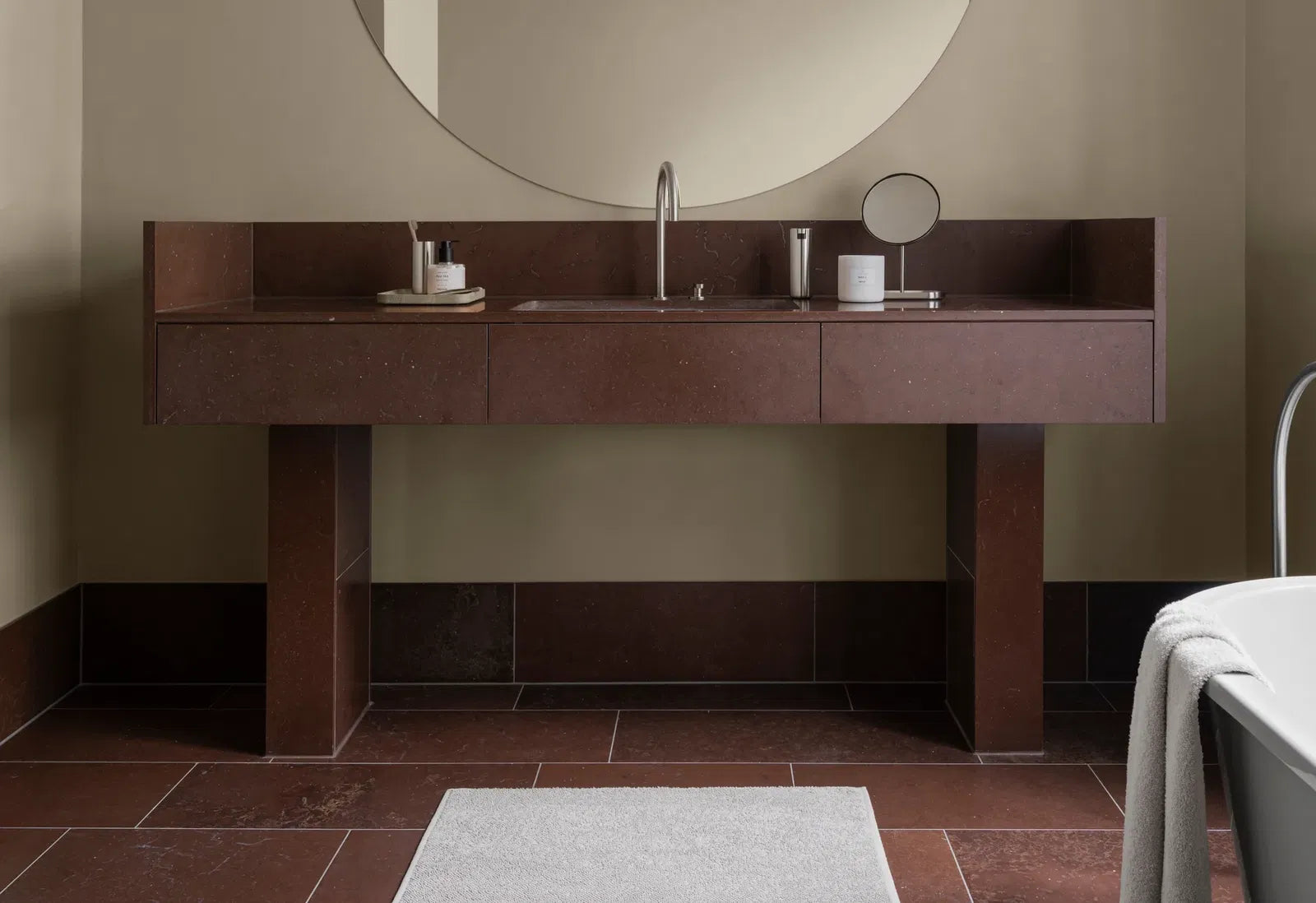 TUYO Bathmat - Moonbeam - 60 x 60 cm