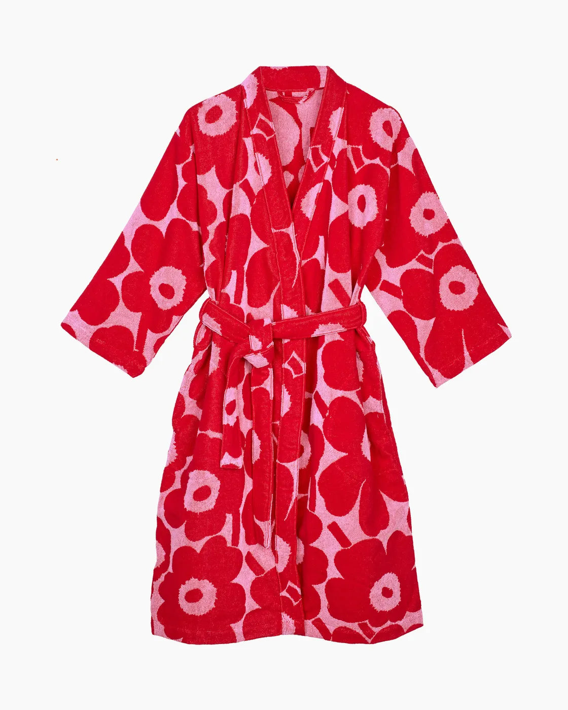UNIKKO 2 BATHROBE pink, red