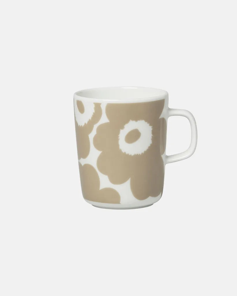 Oiva / Unikko mug 2,5dl white beige