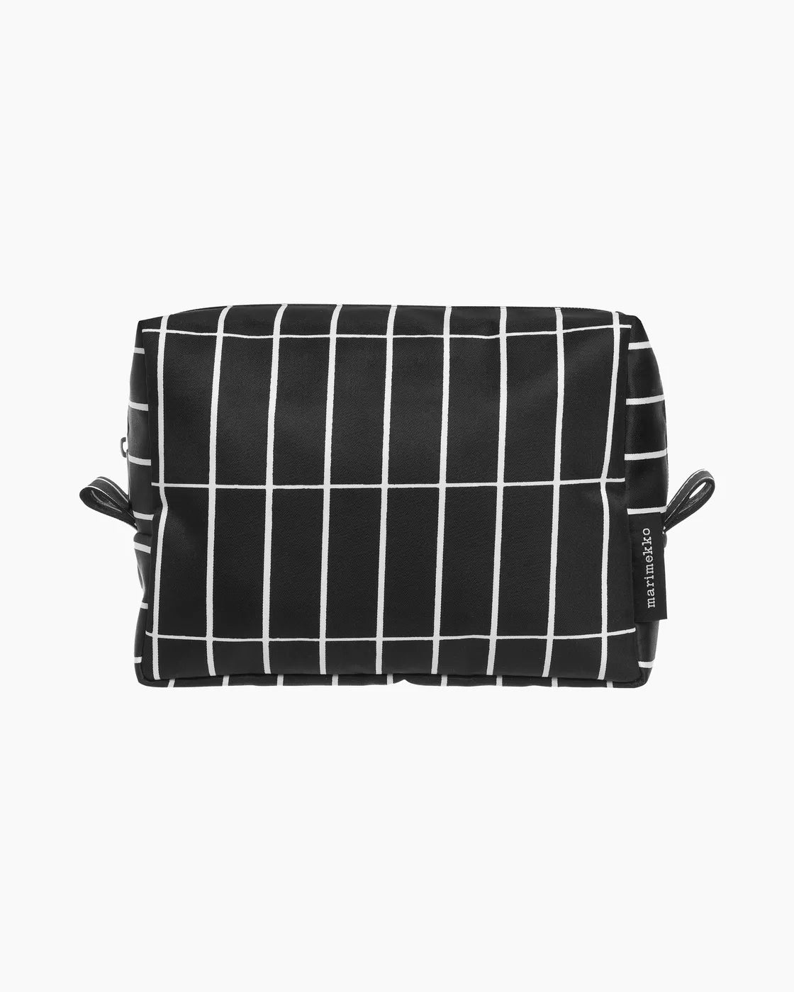 Vilja Pieni Tiiliskivi cosmetic bag black white