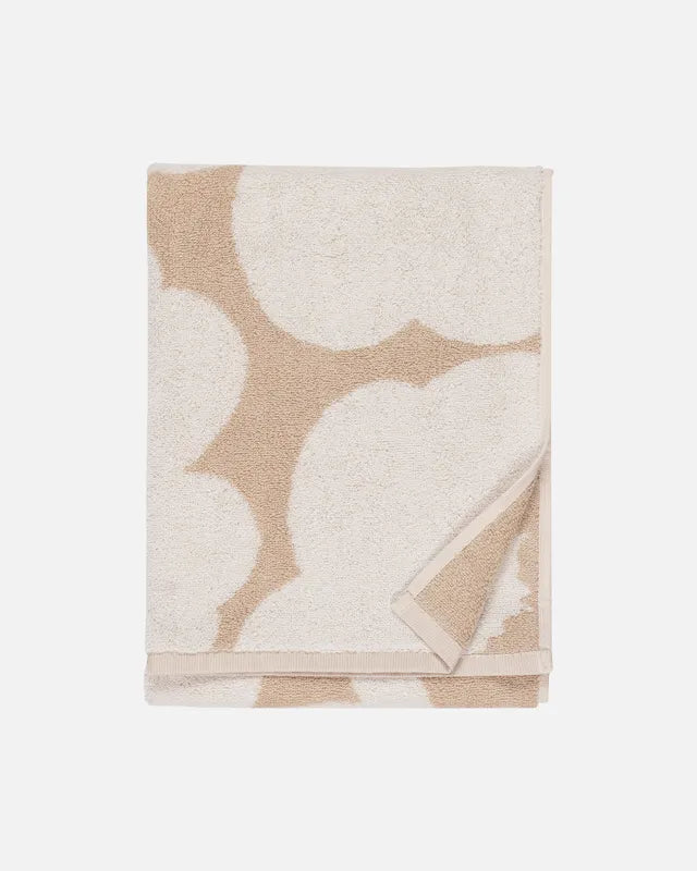 Unikko hand towel 50 x 70 cm beige white
