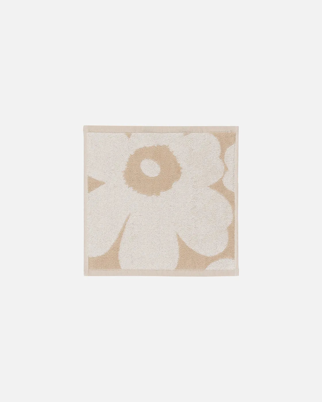 Unikko Mini Towel 30x30 Cm beige white