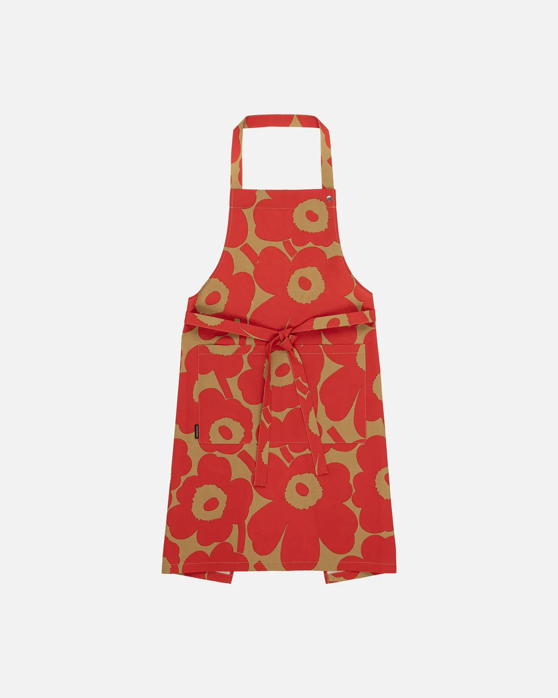Pieni Unikko Apron brown red