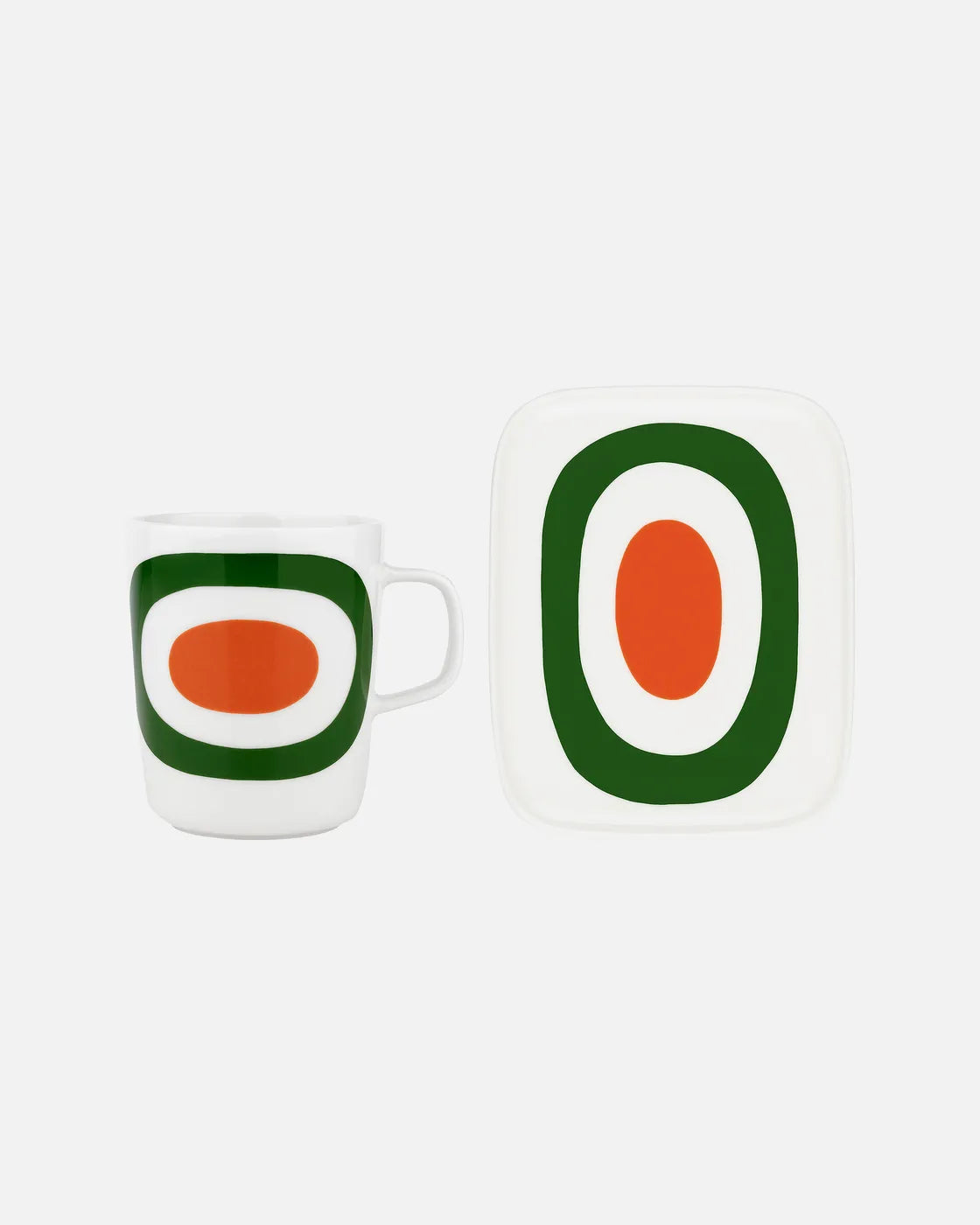 MELOONI MUG 2.5 DL white, green, orange