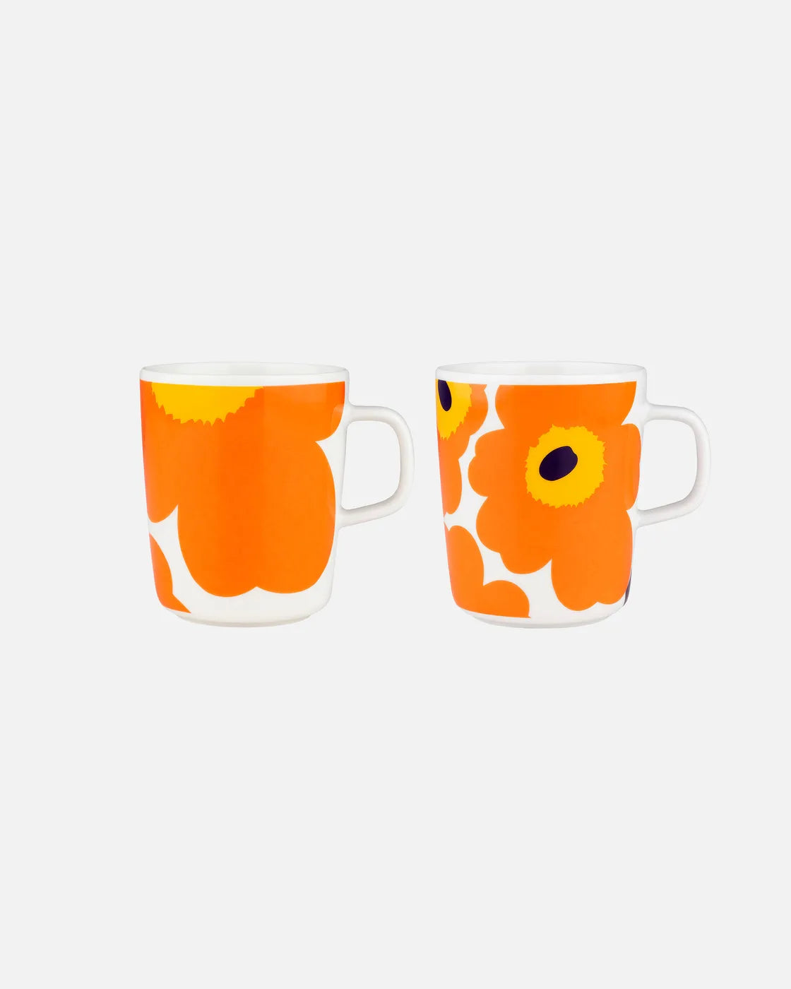 Oiva / Unikko 60Th Anniversary Mug 2,5dl white orange yellow