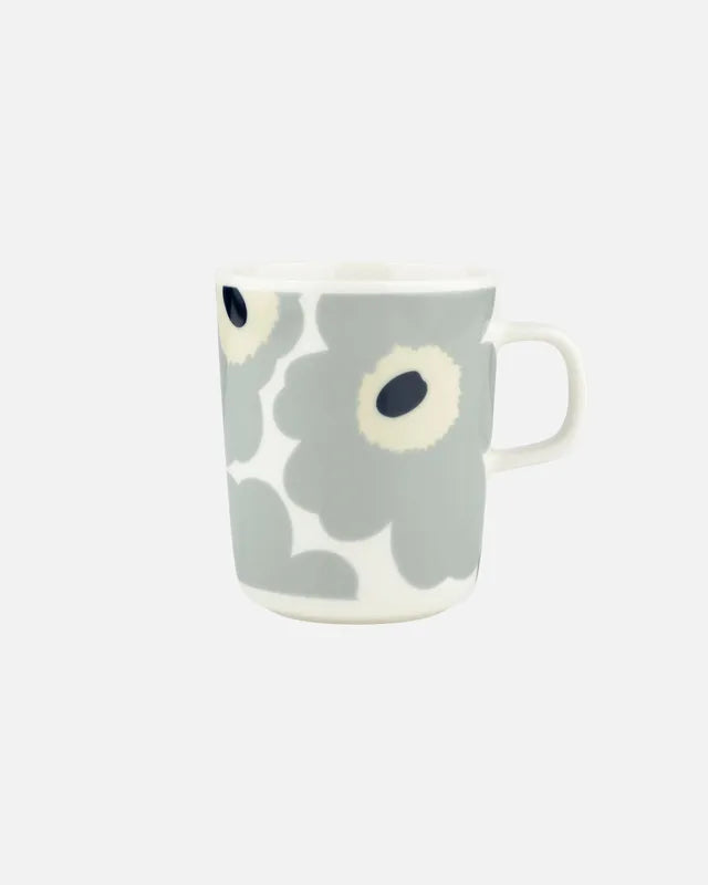 Oiva / Unikko Muki 2,5 Dl mug white, light grey, sand, dark blue