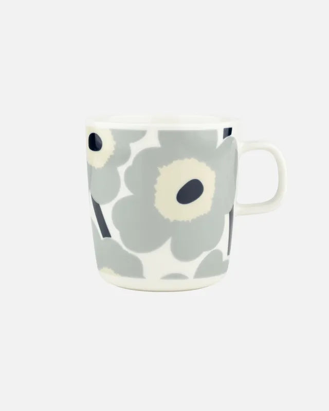 Oiva / Unikko Muki 4 Dl mug white, light grey, sand, dark blue