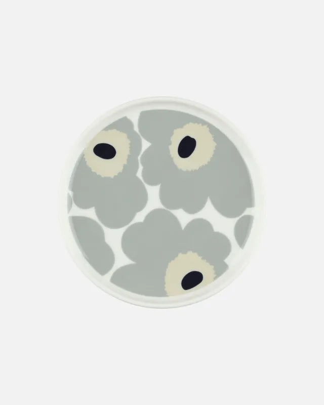 Oiva / Unikko Lautanen 13,5 Cm plate white, light grey, sand, dark blue