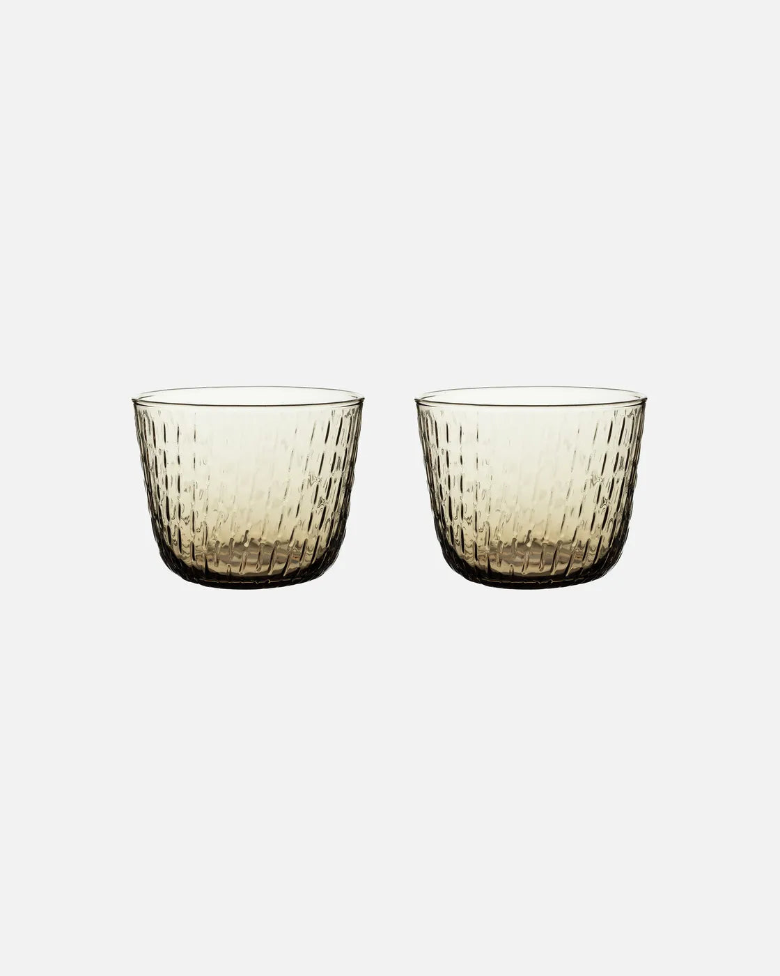 Syksy Glass Tumbler 2Dl 2 Pcs Juomalasisetti 2dl, 2 Kpl brown