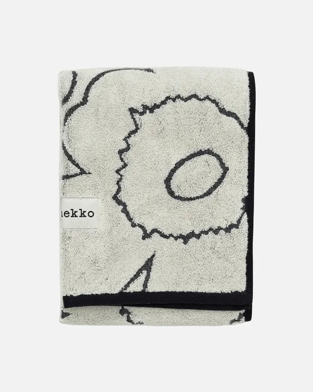 Piirto Unikko Käsipyyhe 50x100 Cm towel ivory, black