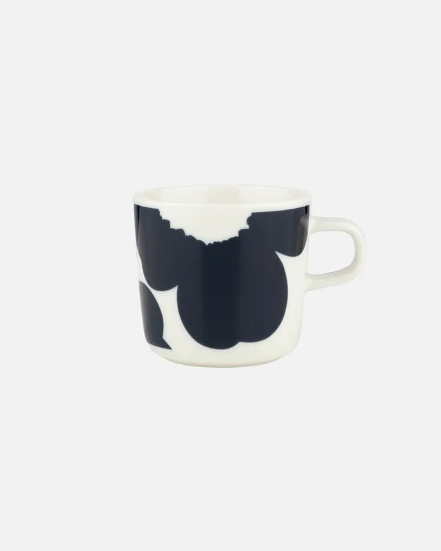 Oiva / Iso Unikko Kahvikuppi 2dl big poppy white dark blue