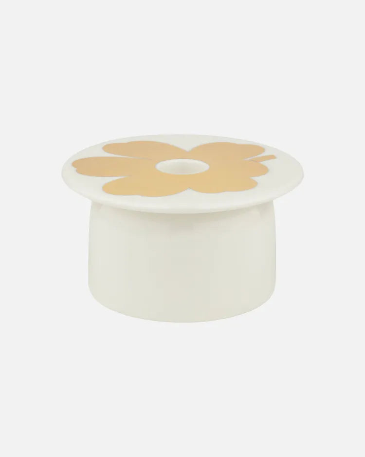 Oiva / Unikko Kynttilänjalka candle holder white gold