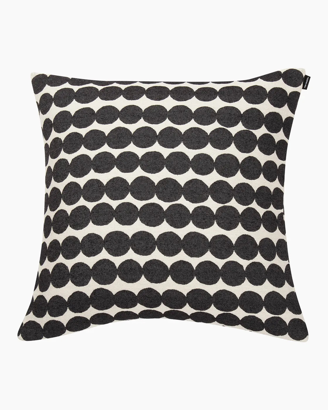 Räsymatto cushion cover 50x50 cm cotton black