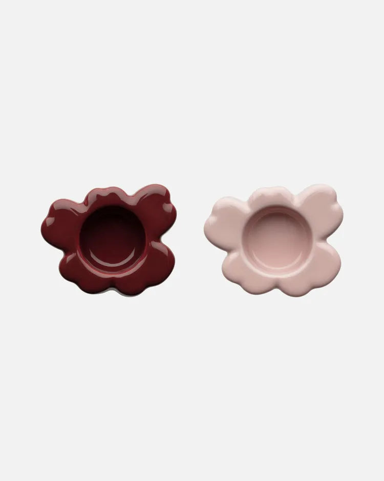 Unikko Kynttilälyhty 2 Kpl candle holders set rosey grey reddish brown