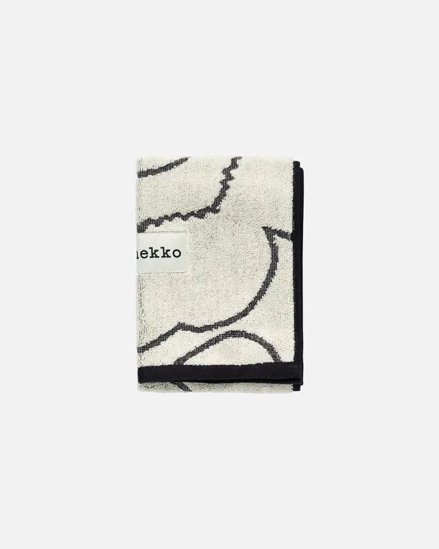 Piirto Unikko Guest Towel 30 X 50 Cm ivory, black