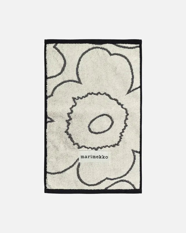 Piirto Unikko Guest Towel 30 X 50 Cm ivory, black