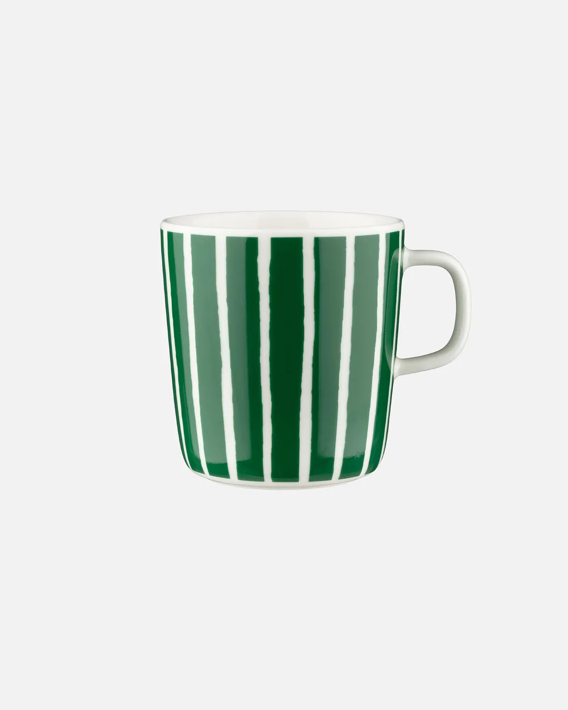 Oiva / Piccolo mug 4 dl white green