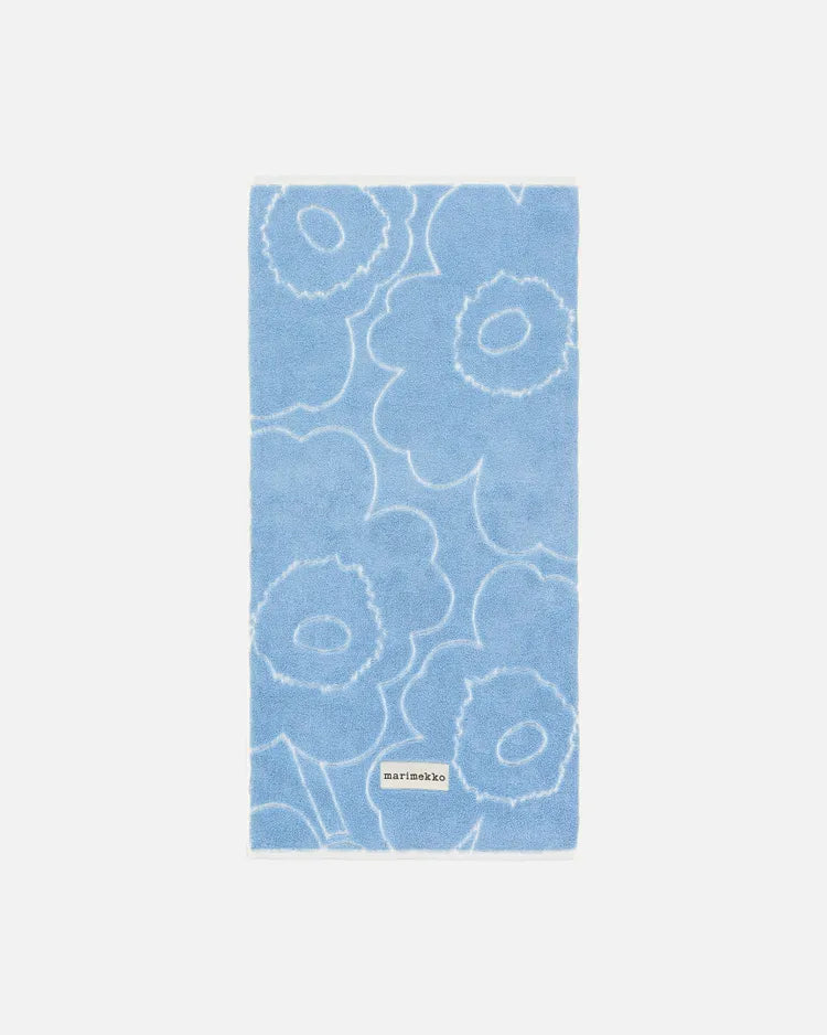 Piirto Unikko Bath Towel 50x100 Cm light blue off white