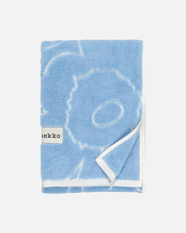 Piirto Unikko Bath Towel 50x100 Cm light blue off white