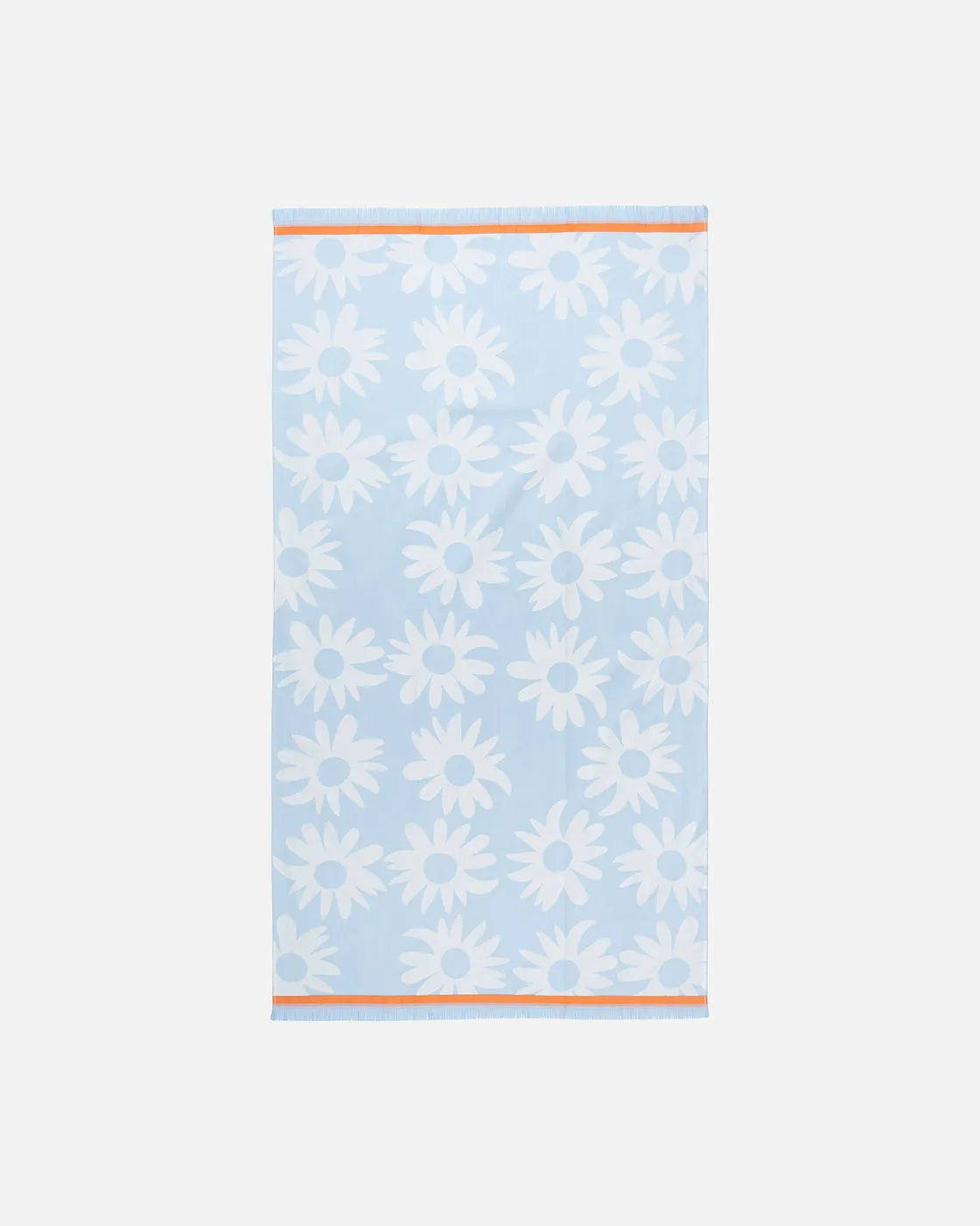 Rakastaa ei rakasta Hamam Bath Towel 100x180 Cm light blue off white orange
