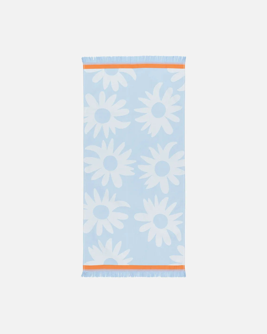 Rakastaa ei rakasta Hamam Hand Towel 50x100 Cm light blue off white orange