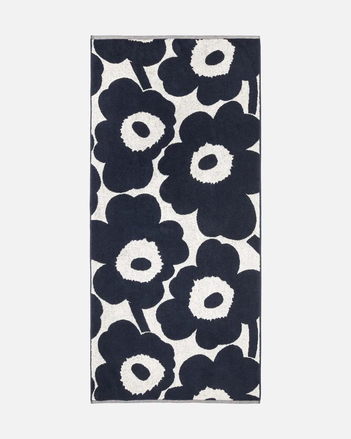 Unikko Bath towel 70X150 cm cotton dark blue