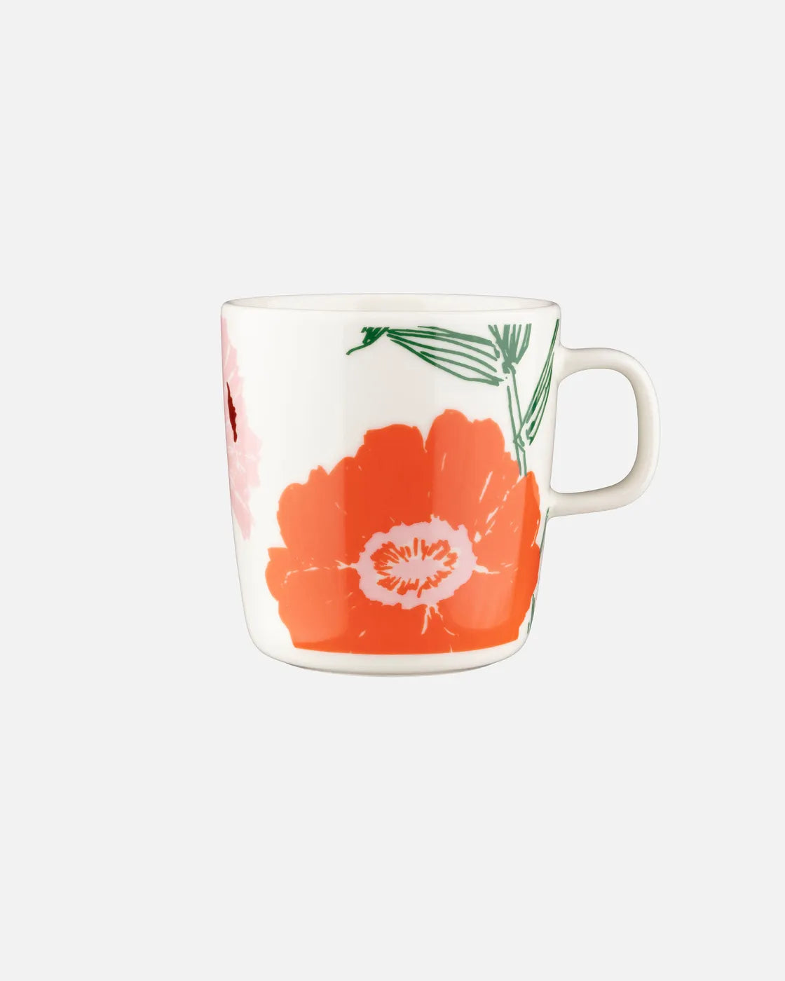 Oiva / Puutarhakutsut Mug 4 Dl white green orange