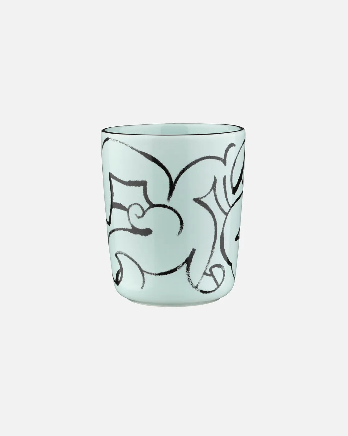 Oiva / Pistilla Mug 2,5 Dl mint black