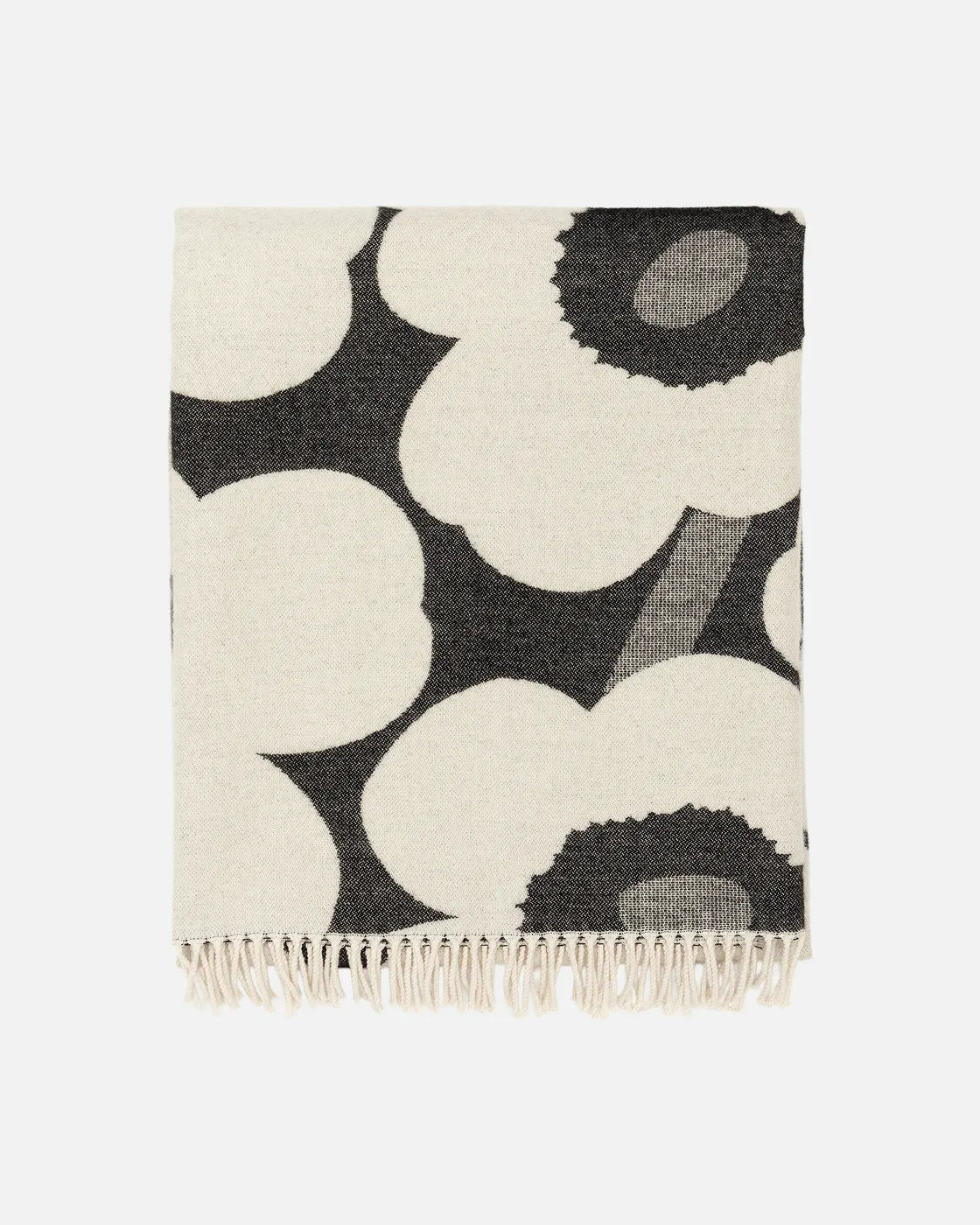 UNIKKO BLANKET 130X180 CM white, black