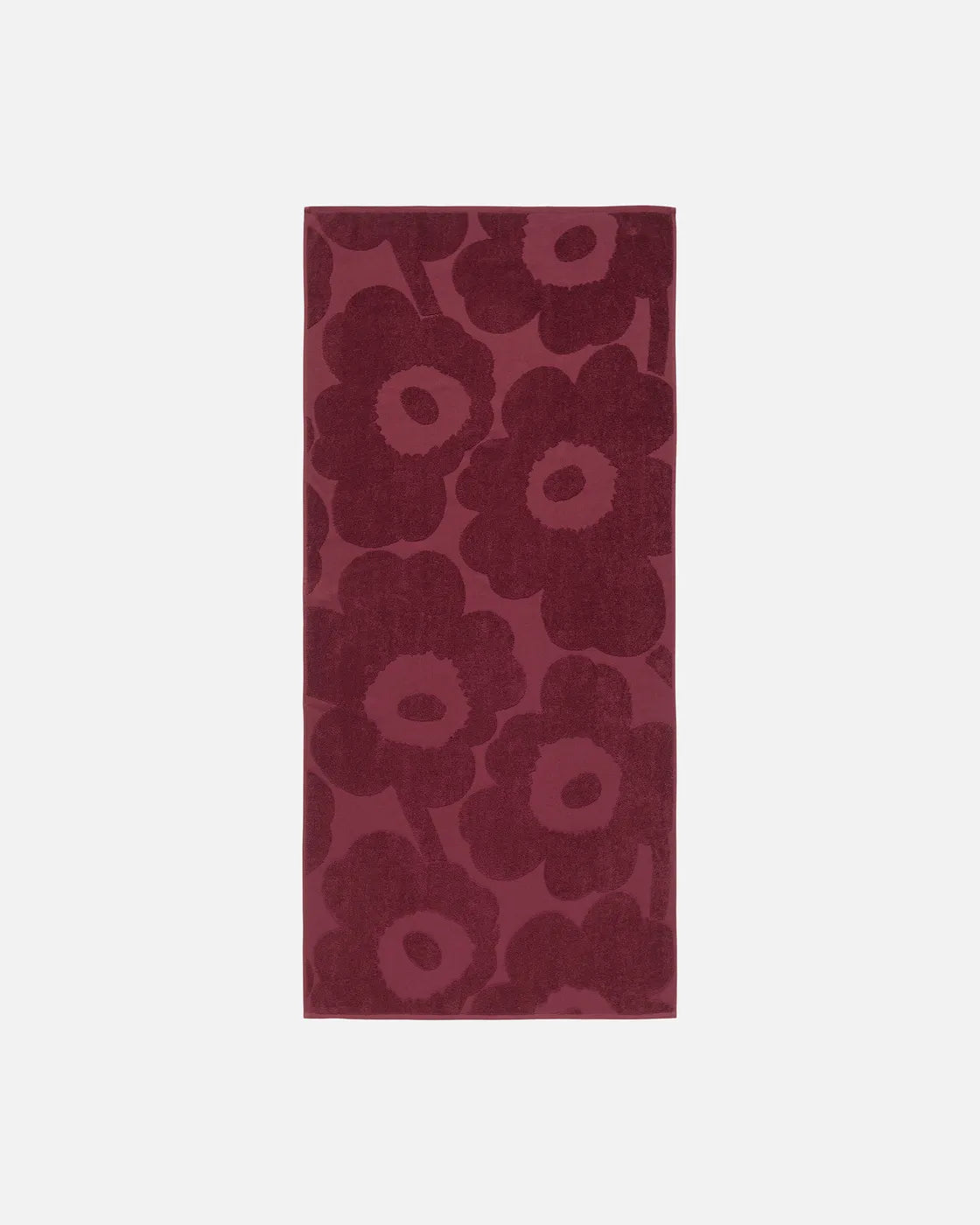 Unikko solid bath towel 70x150 cm burgundy