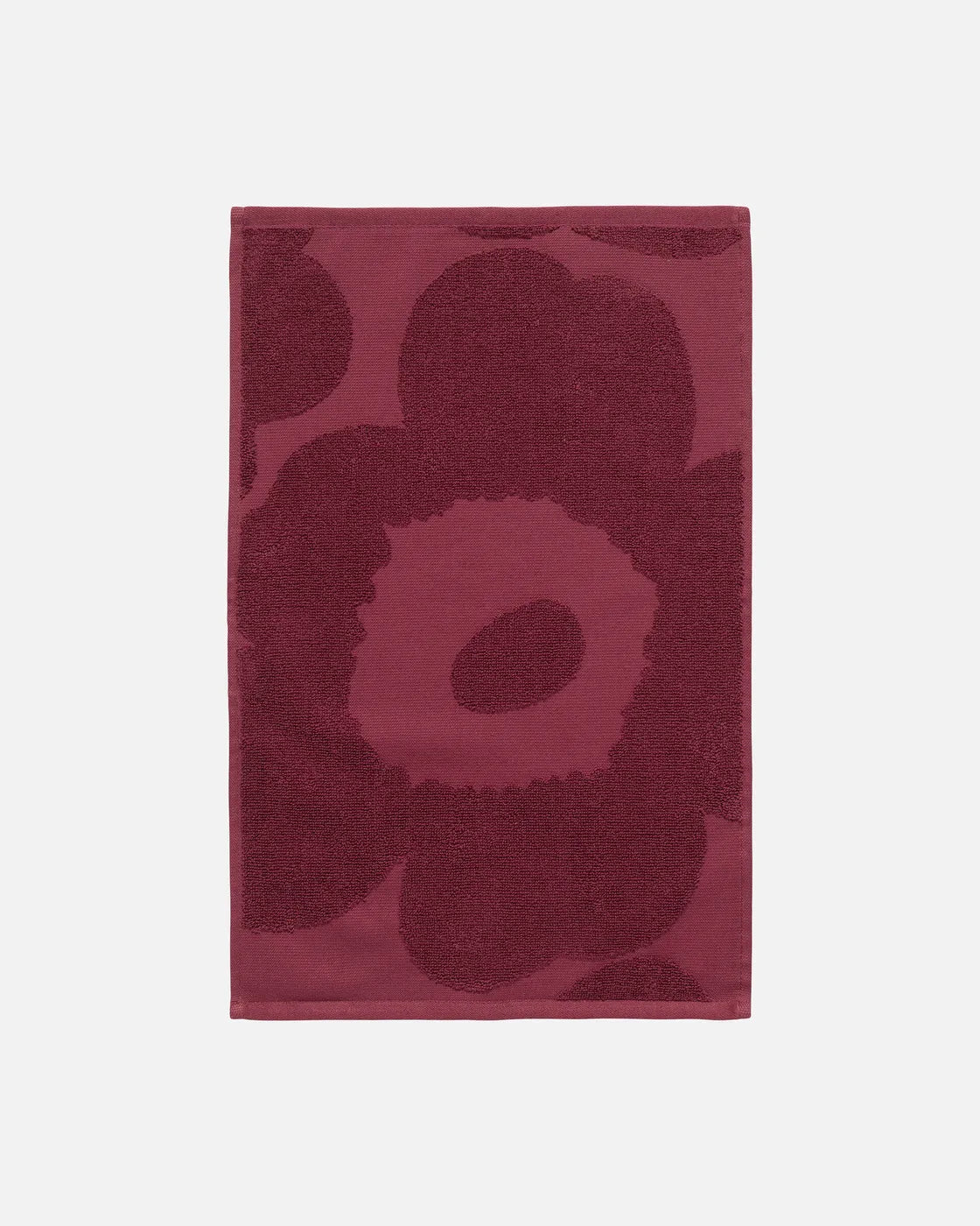 Unikko solid guest towel 32x50 cm burgundy