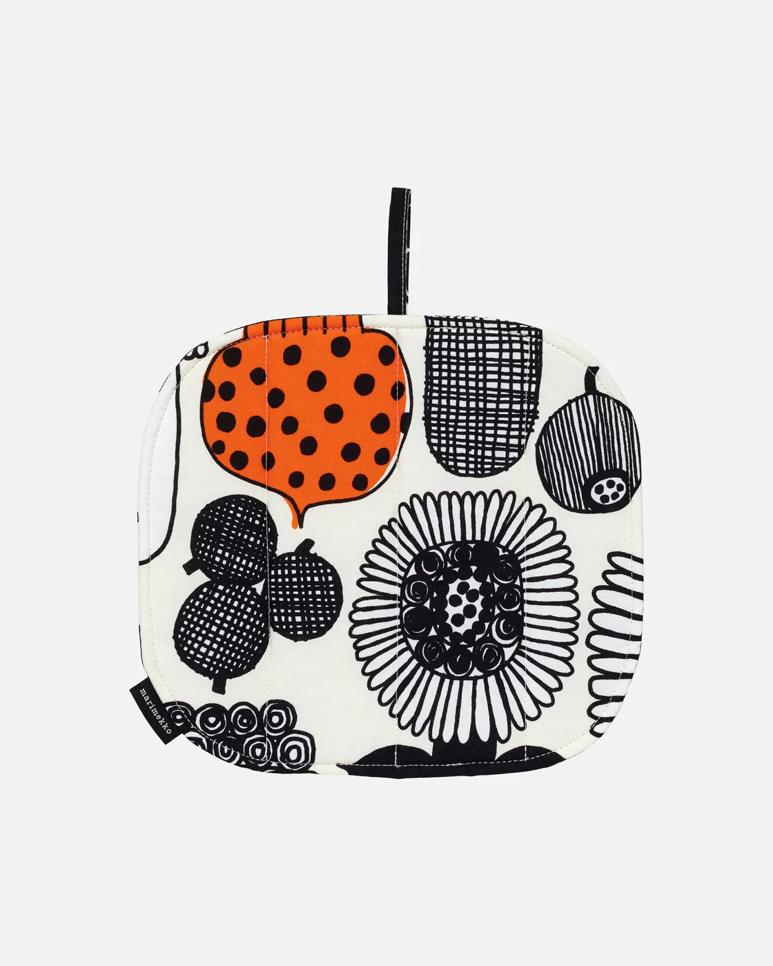 Puutarhurin parhaat Kettle Holder white black orange