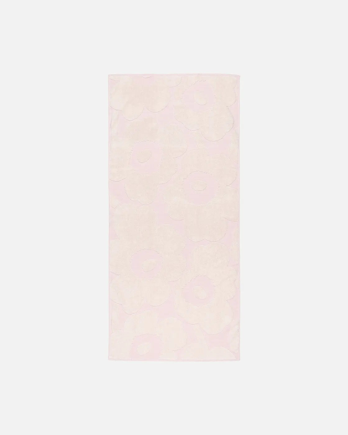 Unikko Bath Towel 70x150 Cm white light pink
