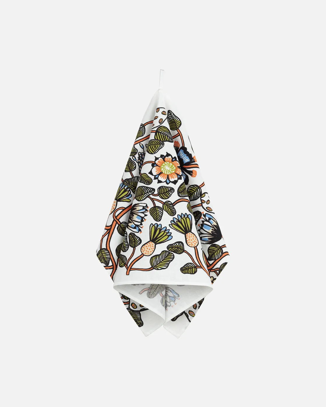 Tiara Kitchen towel 47x70 cm Sand warm orange green