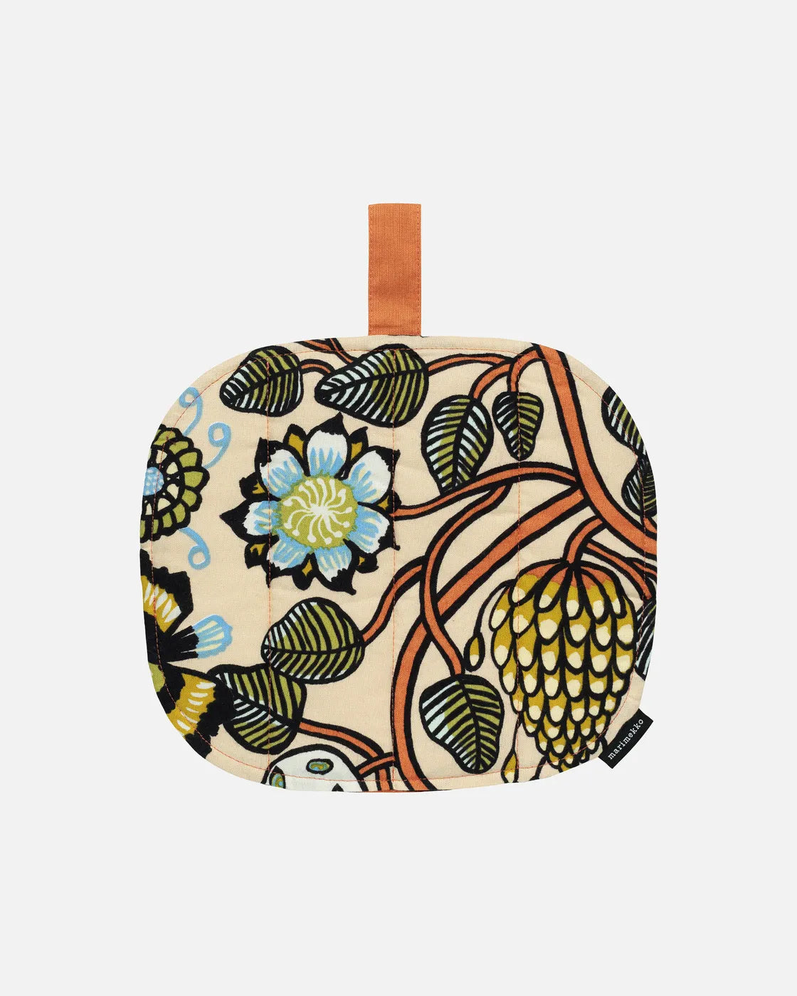 Tiara Pot holder Sand warm orange green