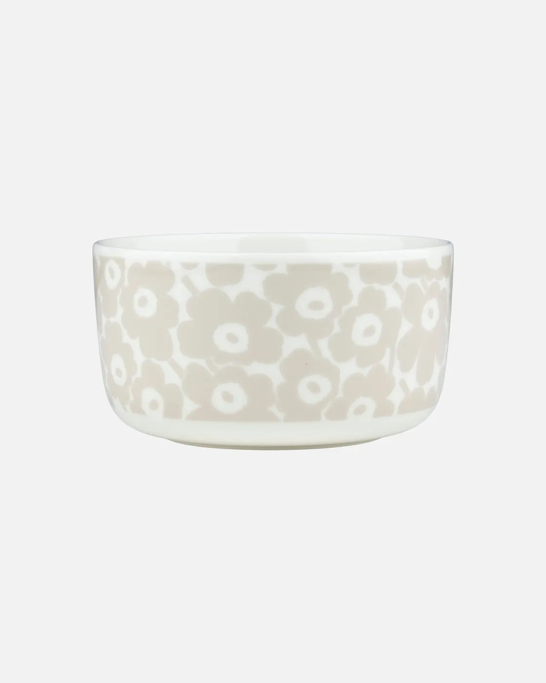 Oiva / Pikkuinen Unikko Bowl 5 dl white straw